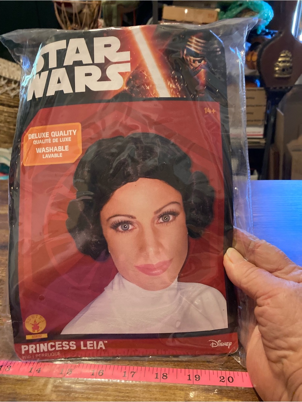 Rubies Star Wars Princess Leia wig for cosplay